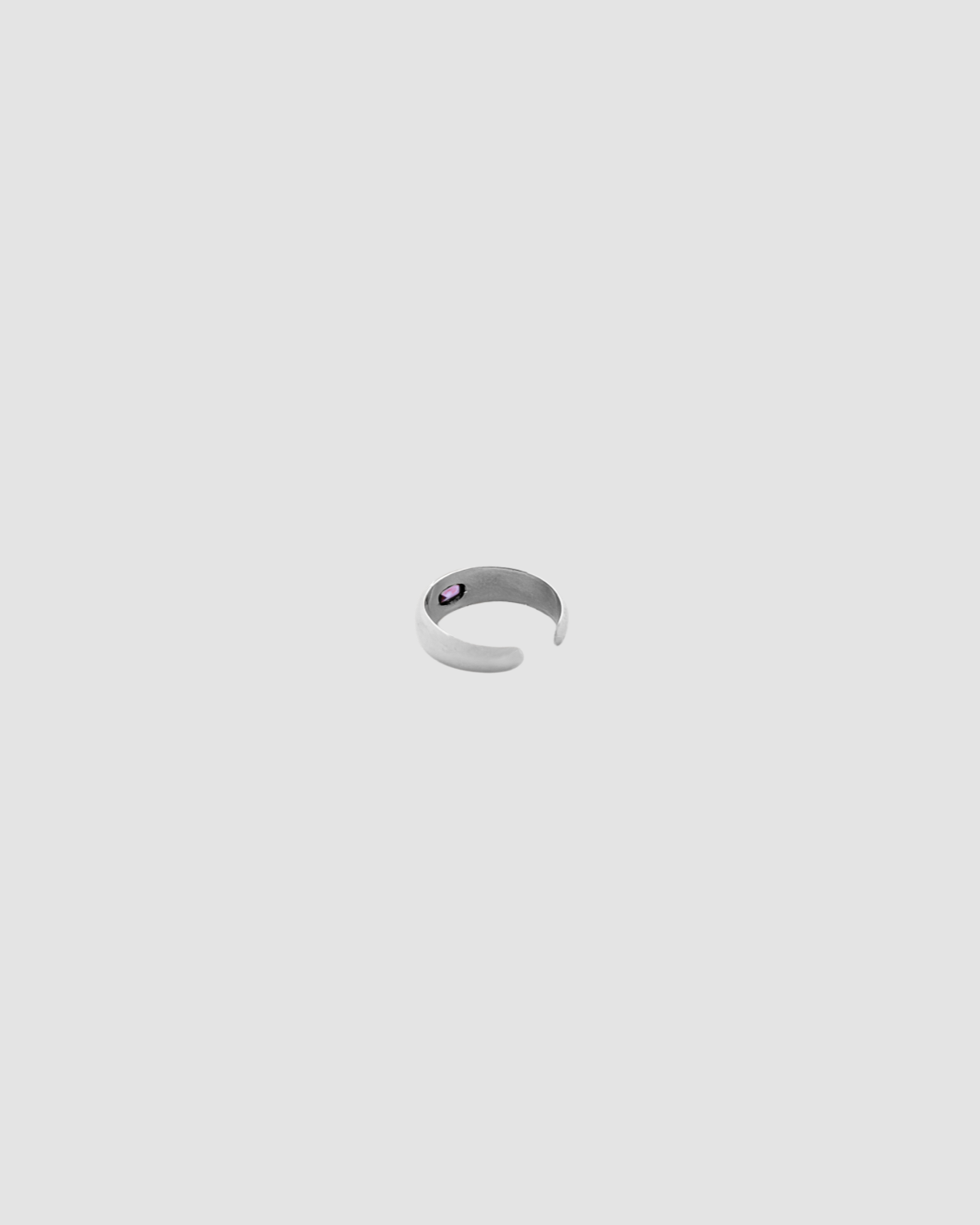 amethyst toe ring