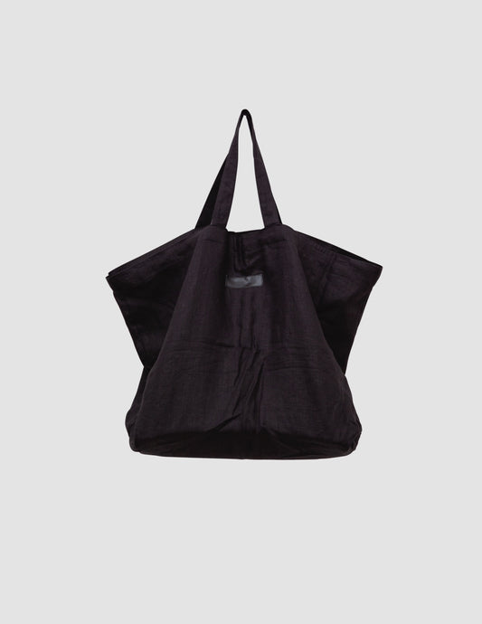 linen bag black