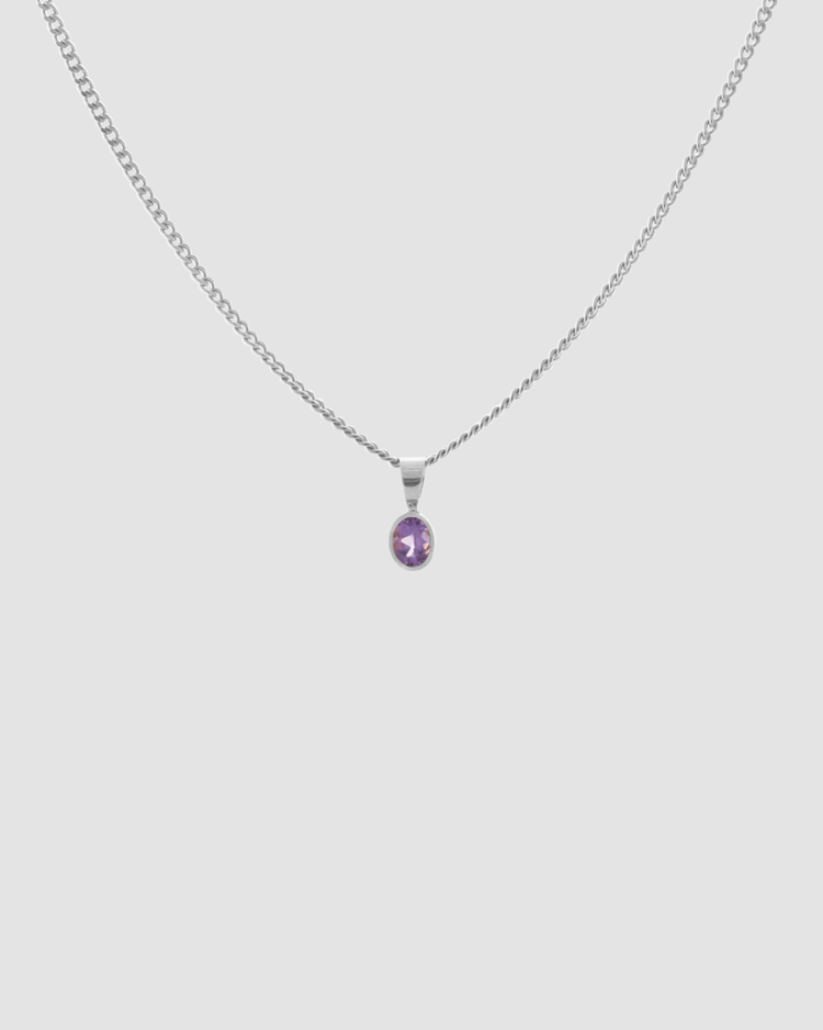 material:silver; add-on:mini-chain-necklace; add-on:amethyst-add-on;
