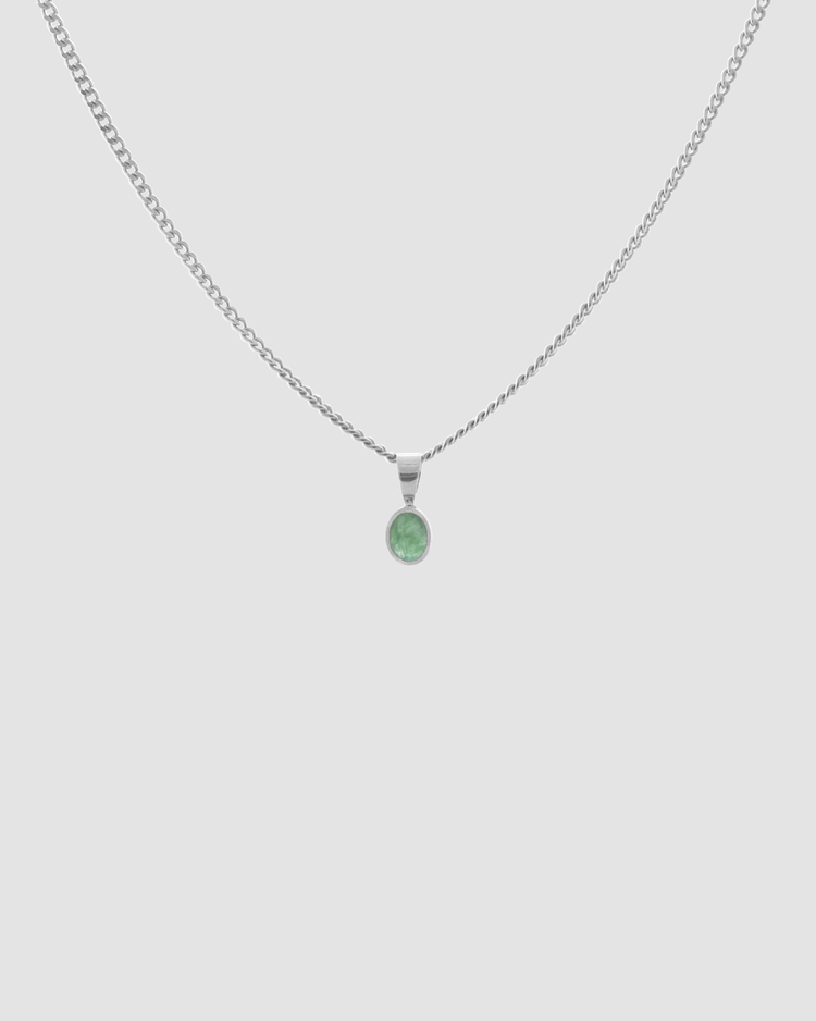 material:silver; add-on:mini-chain-necklace; add-on:jade-add-on;