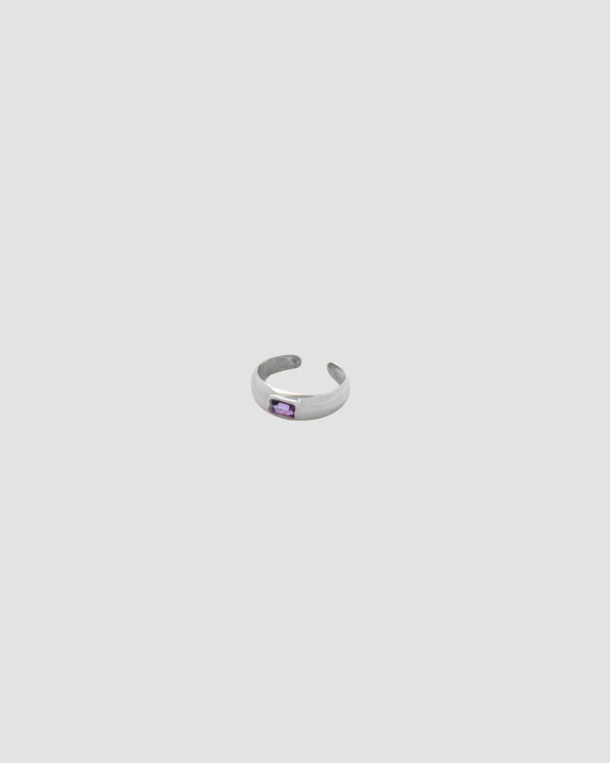 amethyst toe ring